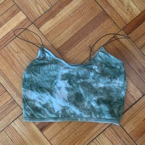 Free People Brami Tie Dye Green M/L size